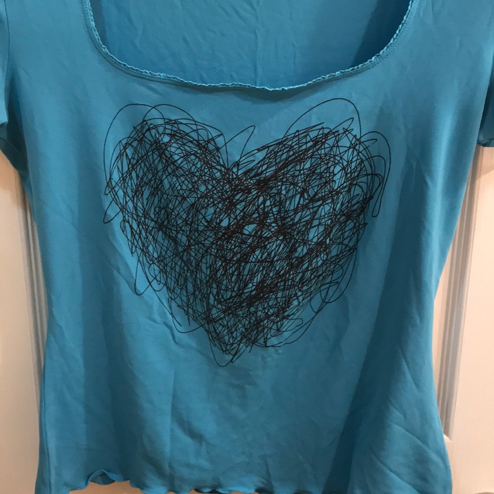 ⚡️FINAL PRICE⚡️ Moschino/Moschino Jeans Vintage Heart Top